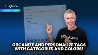 Organize and personalize tags with categories and colors!