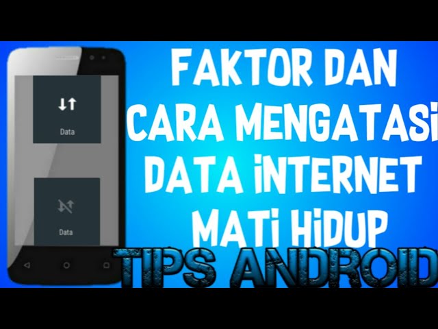 Penyebab data seluler aktif sendiri