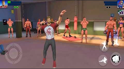 Bodybuilder GYM Fighting Game - Android Gameplay Part-1 - Fighting Game Video - SKY Gameplay