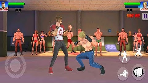 Bodybuilder GYM Fighting Game - Android Gameplay Part-1 - Fighting Game Video - SKY Gameplay