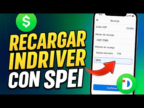 ✅COMO RECARGAR INDRIVER CON SPEI