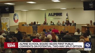 Alpine School District hears first public comments on potential split option