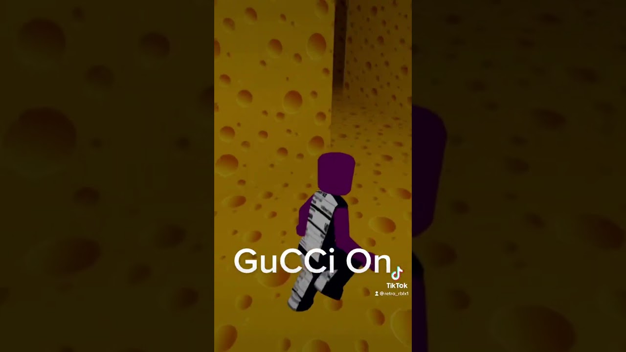 i can put my gucci on / roblox cheese rat / first tik toc