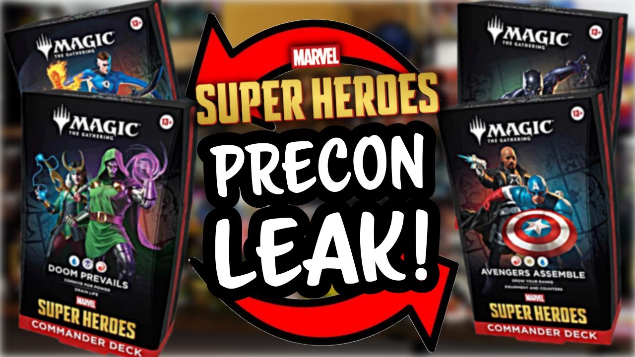 mtg commander decks marvel MTG - Marvel Super Heroes main image 1