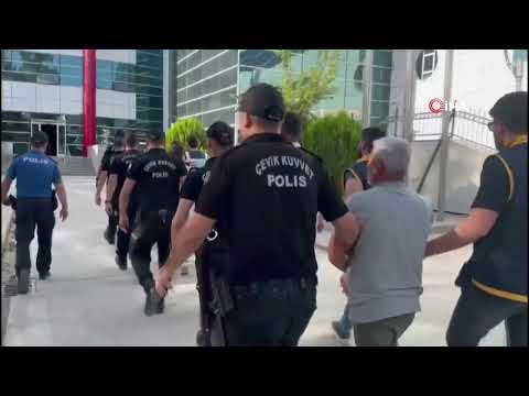 Muhtarlık kavgasında gözaltına alınan 56 şahıs adliyeye sevk ediliyor