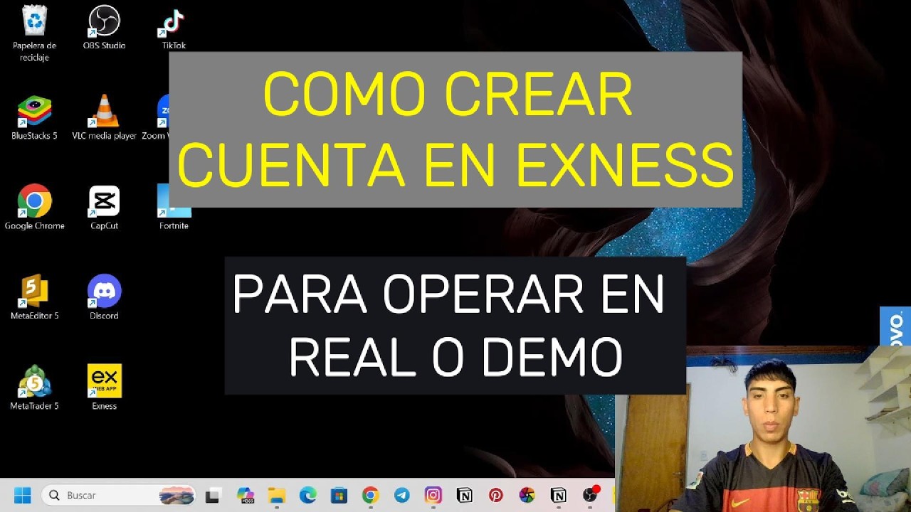COMO CREAR UNA CUENTA PARA OPERAR EN EXNESS DEMO/REAL - YouTube