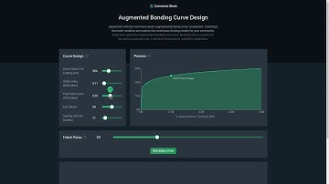 Augmented Bonding Curve Demo App Walkthrough