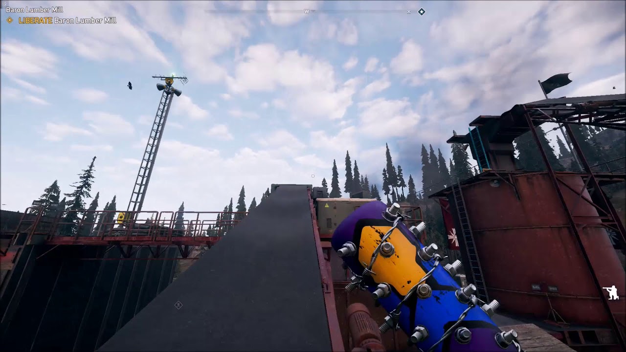 Far Cry 5 - Baron Lumber Mill Creative Stealth