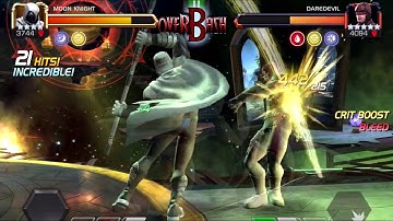 Marvel: Contest of Champions - New / Moon Knight / Knight/Moon / All Movements/ Skills/iOS/Android