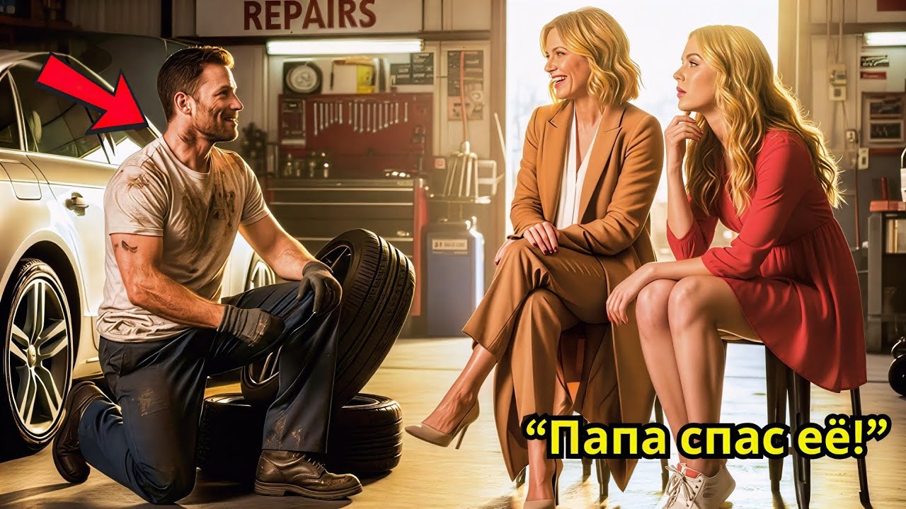 Храбрый отец-одиночка механик починил шину — звонок матери-миллиардера изменил судьбу