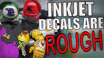 How to make Custom decals for miniatures and the pitfalls (Inkjet)