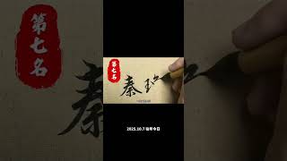随李世民定基大唐的10大功勋 你觉得还有谁能上榜#历史人物 #原创书法作品 #大唐 #李世民