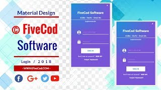 Amazing Design  Form Login | Material Design - Java Netbeans