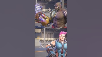 Doomfist and Zarya interaction - Overwatch 1 interaction