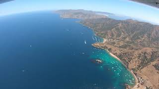 aerial view of Catalina Island