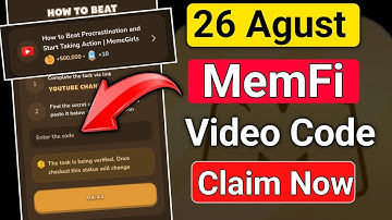 How to Beat Procrastination and Start Taking Action VideoCode | MemeFi Code | MemeFi Video Code