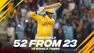 Chris Gayle 52 from 23 | Day 8 | Player Highlights