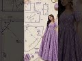 Anarkali Frock Drafting – Easy Step-by-Step Description (for YouTube / Notes) #love #fashiondesign