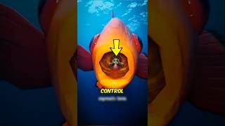 A Parasite Enters a Fish’s Mouth… Then This Happens 😱#shorts