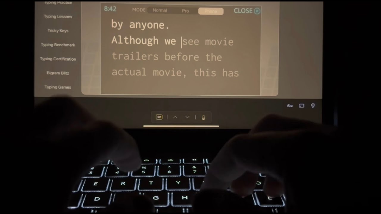 10 Minute Typing Speed Test ⌨️ | Relaxing Keyboard Sounds (No Talking, ASMR Style)