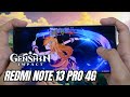 Redmi Note 13 Pro 4G test game Genshin Impact Max Graphics | Helio G99 Ultra Gaming Performance