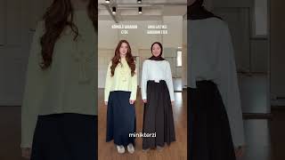 Şimdi kombini tamamlama zamanı ✨ Seyyar parçalı sweatshirt’ü hangi etek ile kombinlersin?