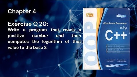 Object-Oriented Programming using C++  Chapter 4 Exercise Question 20|Tasleem Mustafa |Tariq Mahmood