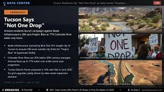 'Not One Drop': Tucson Takes On a 290-Acre AI Data Center