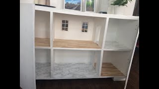 Thank you very much for watching my video. This is a tutorial on how to make a cardboard dollhouse that can also turn into a 