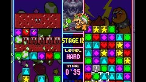 Tetris Attack - Bowser Super Hard Mode Owned