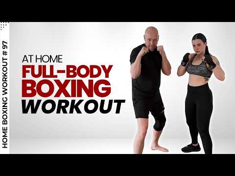 Full Body Boxing Workout | 15 Combos + Bodyweight Exercises