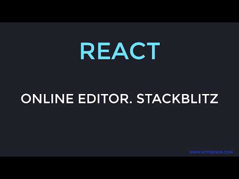 StackBlitz: programmare app Angular e React online nel browser