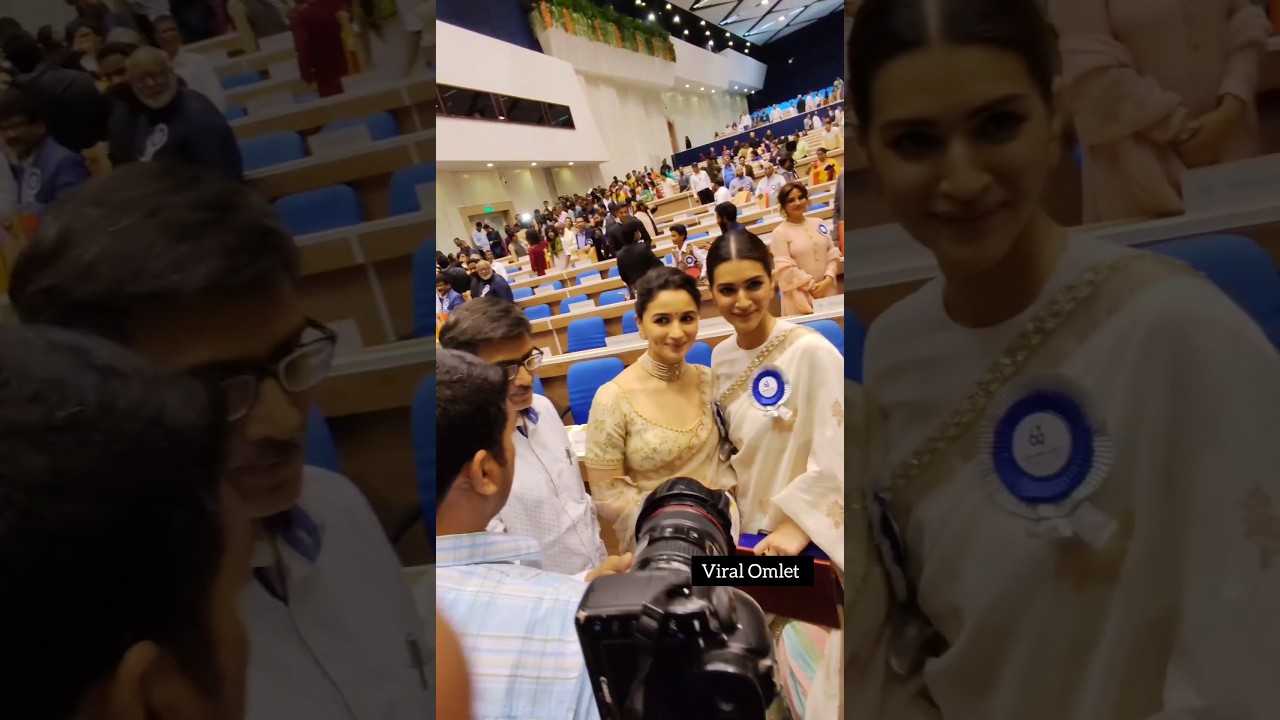 Allu Arjun, Ranbir, Alia Bhatt, Kriti Sanon at the national award ceremony held in New Delhi today