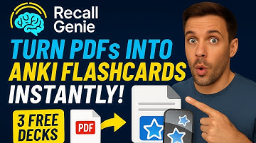 How to Turn PDFs Into Anki Flashcards (FREE & EASY)