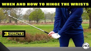Golf - When And How To Hinge The Wrists
