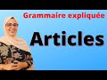 Grammaire les articles exercices et correction