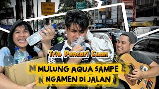 Selling junk and busking on the street to earn extra pocket money 😭😱😱 “The Profit-Seeking Trio”