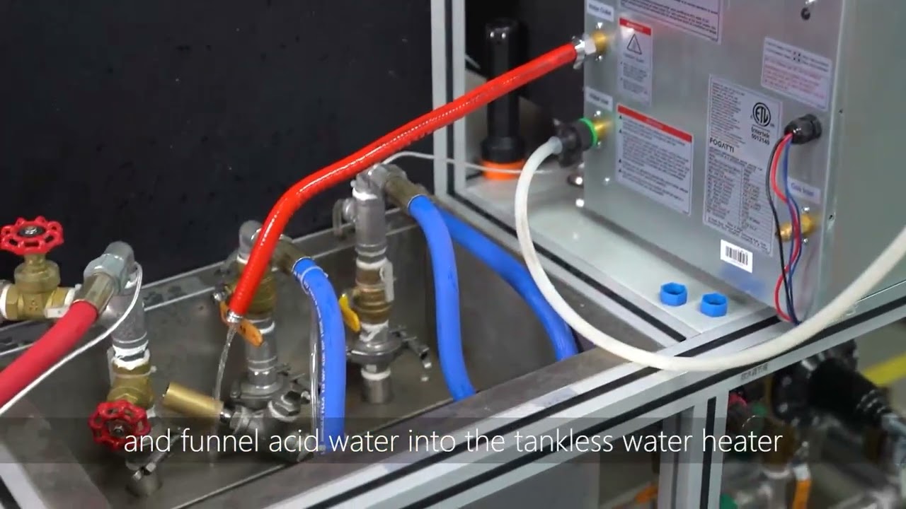 How to clean and flush a RV Gas Tankless Water Heater | Fogatti - YouTube