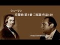 シューマン 交響曲 第4番 ニ短調 作品120 コンヴィチュニー Schumann Symphony No.4 D-moll