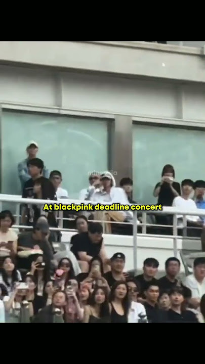 Seventeen attend blackpink deadline tour goyang d-2 #mingyu #jeonghan #the8  #blackpink #shorts