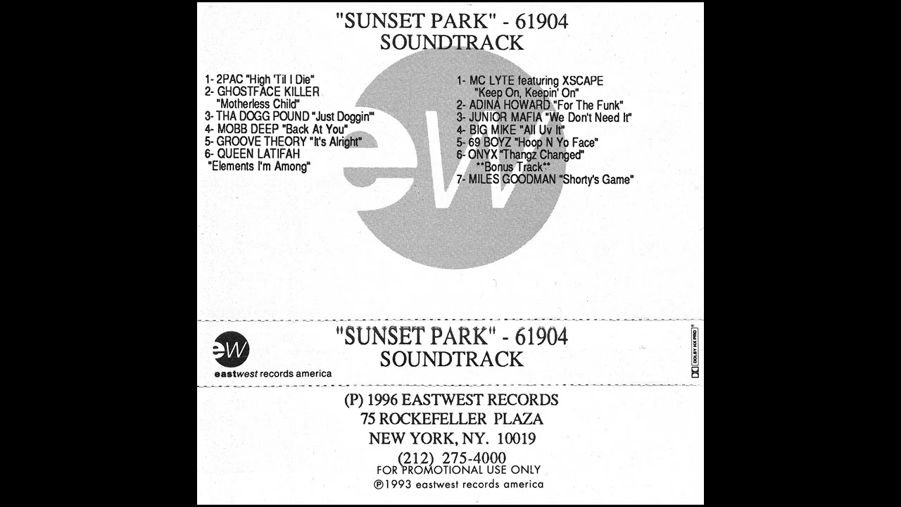 Sunset Park Soundtrack Promo Version 1 - YouTube