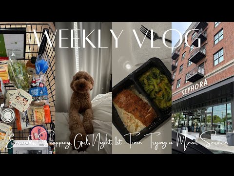 WEEKLY VLOG | Errands, Shopping, Girls Night, 1st Time Trying Factor Meals