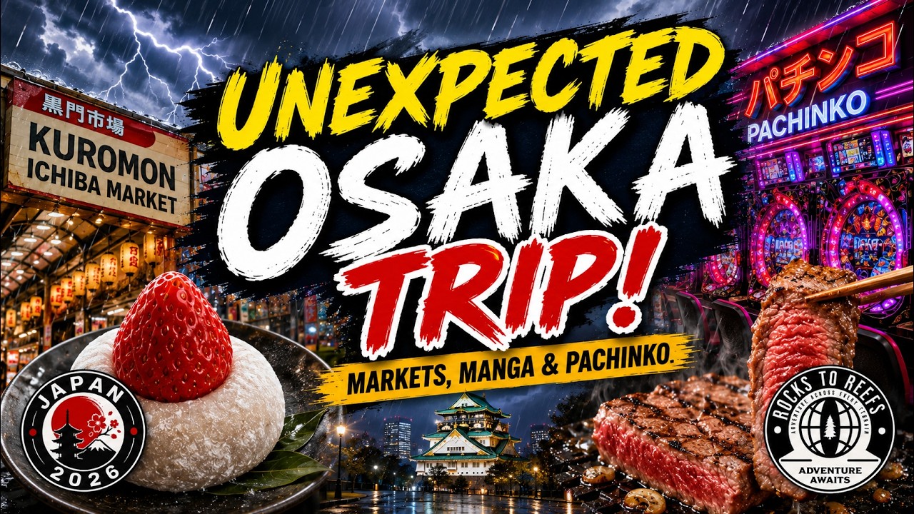 Storm Detour to Osaka! Our First Japan Cruise Port
