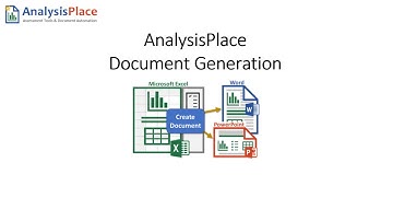 Document Generation by AnalysisPlace