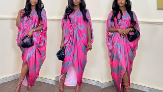 Stylish Bubu with centre front Draping| Beginners friendly tutorial