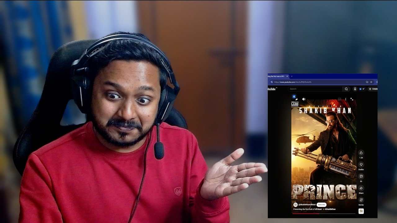 PRINCE FIRST LOOK MOTION POSTER REACTION 🤯🔥😱| Shakib Khan |