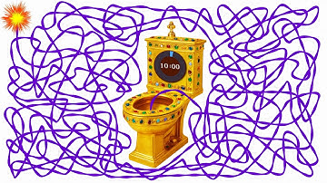 10 Minute Timer Bomb GOLD TOILET 🚽