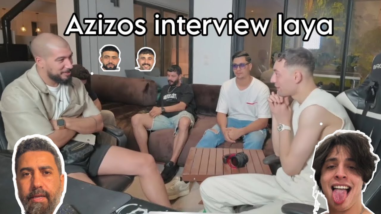 azizos interview laya هذي مشكلتي مع stou w bouss3ada (live keml)