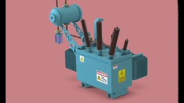 Step-down transformer(Created on Solidworks; Render on Visualize)