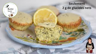 Muffins ULTRA MOELLEUX au Citron et graines de Pavot keto / Sans Gluten